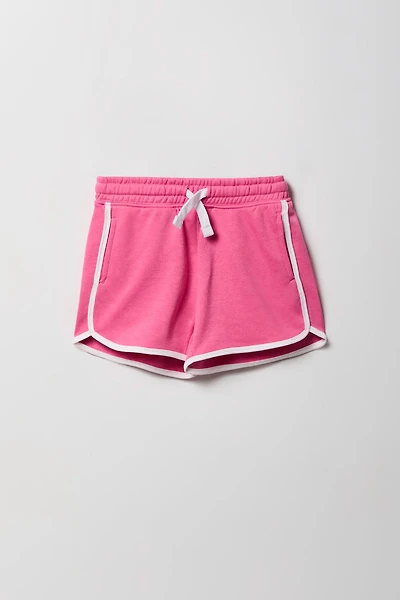 Girls Luxe French Terry Active Dolphin Short