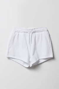 Short en molleton classique pour fille