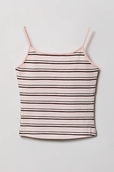Girls Graphic Ribbed Cami