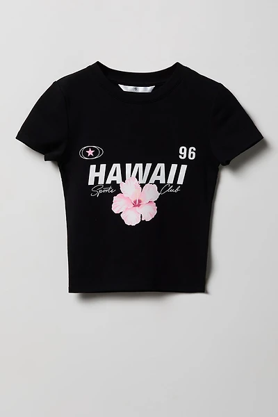 Girls Ribbed T-Shirt