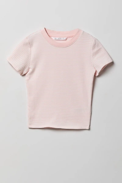 Girls Ribbed T-Shirt