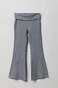 Débardeur côtelé à jambe évasée et taille pliée pour fille