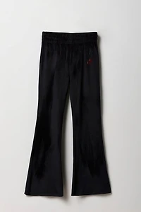 Pantalon à jambe évasée en velours pour fille