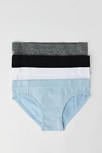 Culotte bikini sans couture pour fille (Lot de 4)