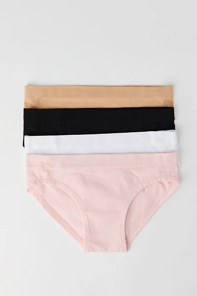 Girls Seamless Bikini Underwear (4 Pack)