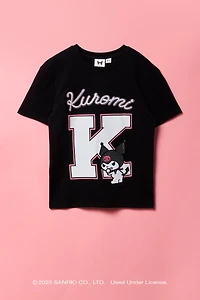 Kuromi™ Girls Embroidered Oversized T-Shirt