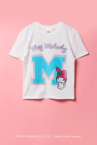 T-shirt surdimensionné avec motif brodé My Melody™ pour fille