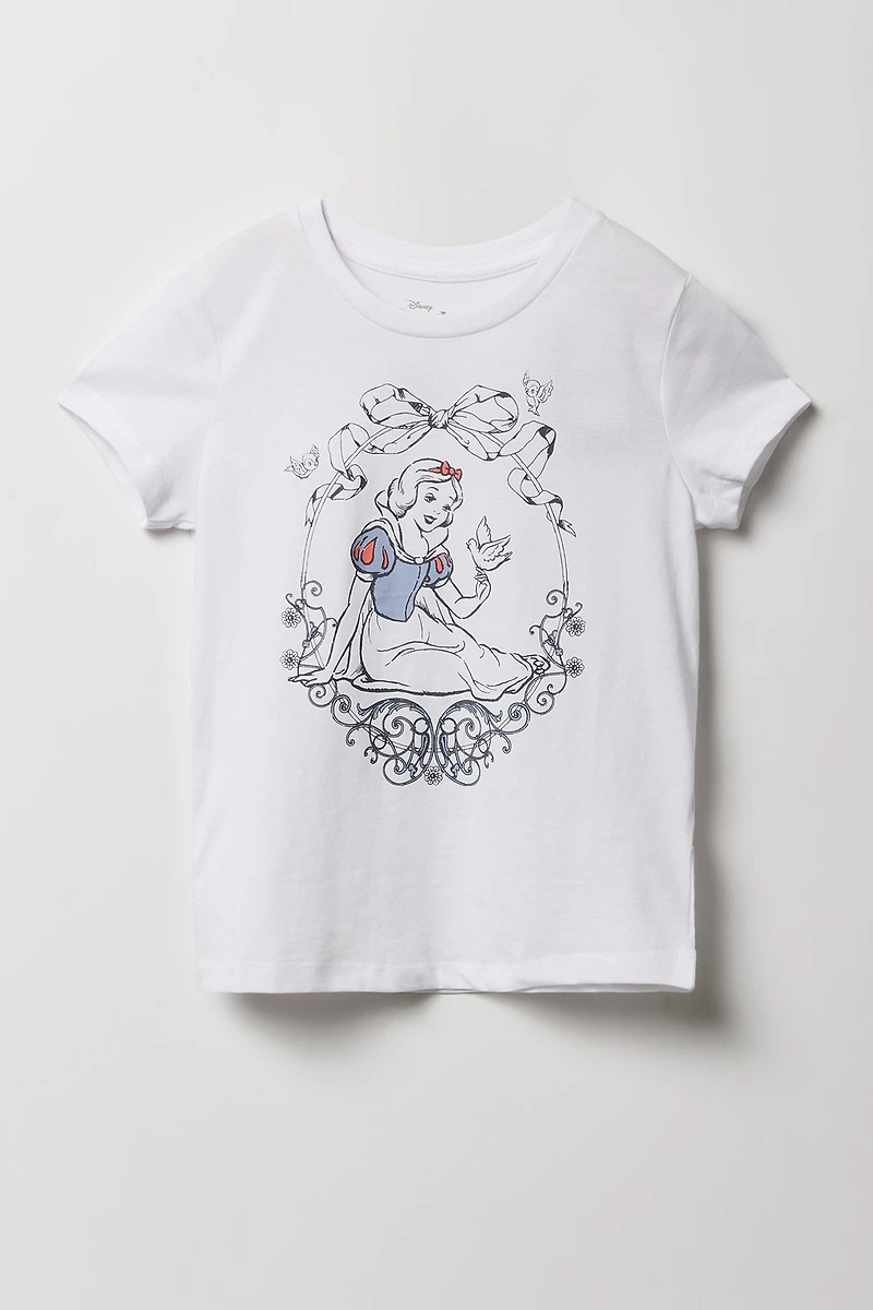 T-shirt à imprimé Snow White pour fille