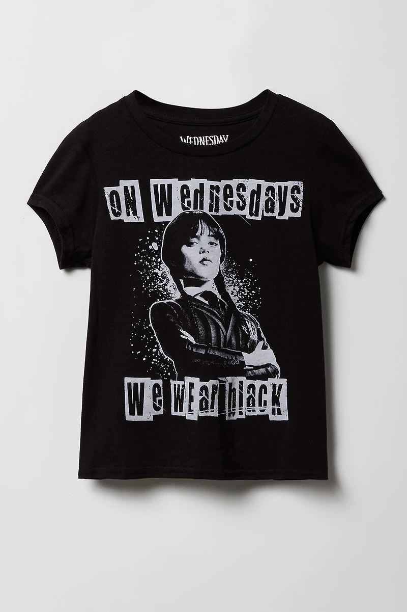 Girls Wednesday Graphic T-Shirt