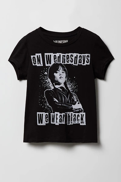 Girls Wednesday Graphic T-Shirt