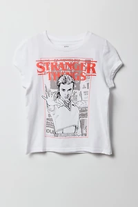 T-shirt à imprimé Stranger Things pour fille