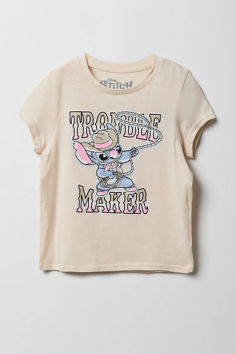 Girls Stitch Graphic T-Shirt