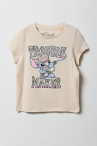 Girls Stitch Graphic T-Shirt