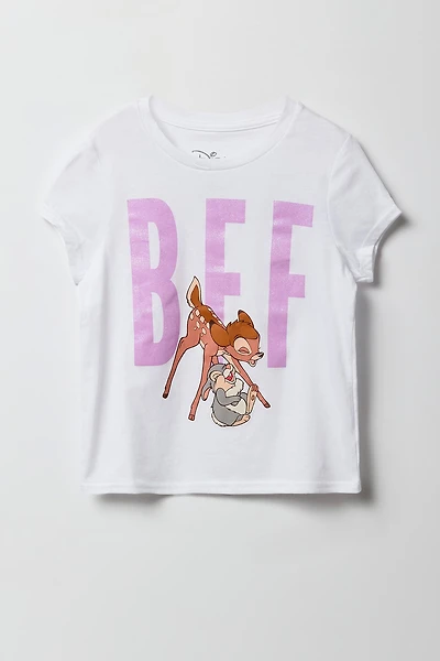 T-shirt à imprimé Bambi pour fille