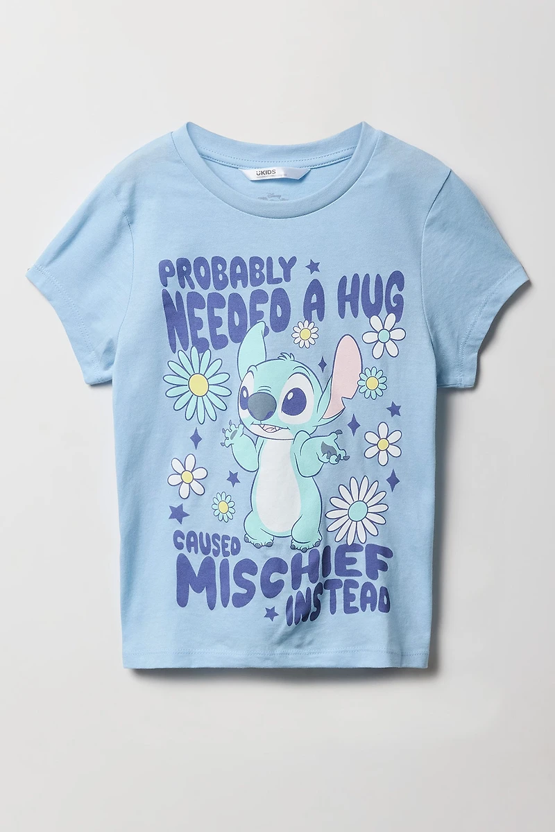 Girls Stitch Hug Graphic T-Shirt