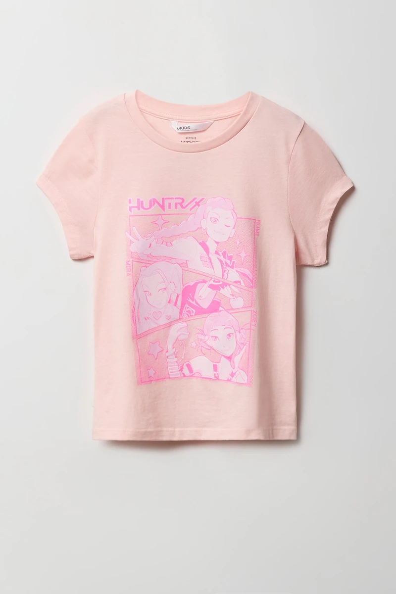 T-shirt à imprimé HUNTR/X pour fille