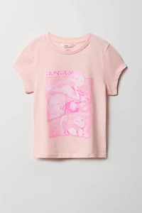 T-shirt à imprimé HUNTR/X pour fille
