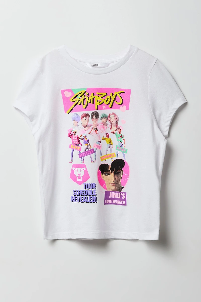 Girls KPOP Demon Hunters Boys Graphic T-Shirt