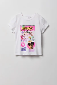 T-shirt à imprimé KPop Demon Hunters pour fille