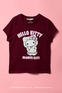 Hello Kitty® Girls Heavy Cotton Graphic T-Shirt