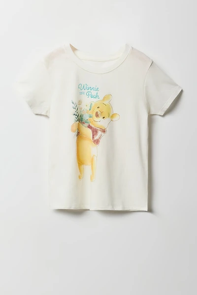 T-shirt à imprimé Pooh Bear pour fille