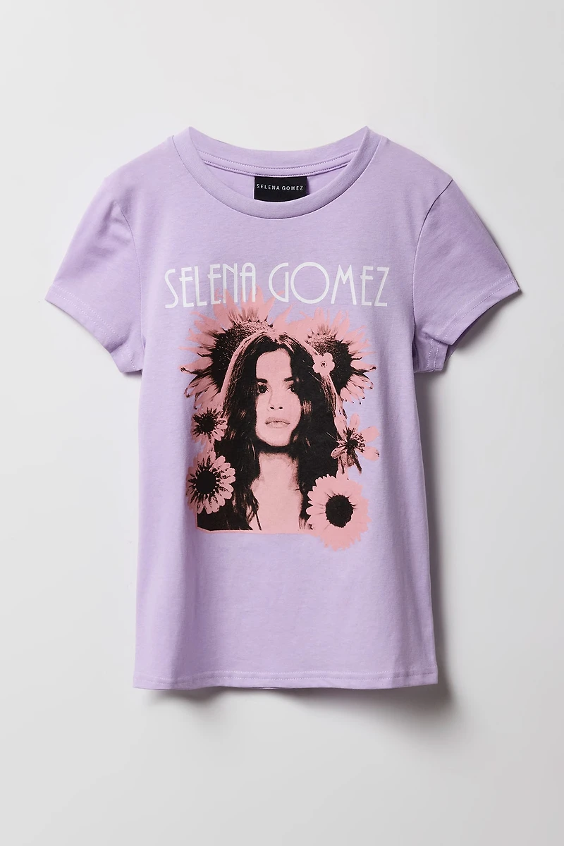 Girls Selena Gomez Oversized Graphic T-Shirt