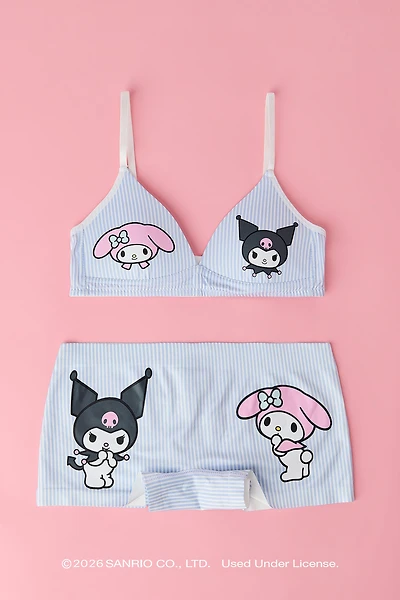 Kuromi™ & My Melody™ Girls Bra Boy Short Set