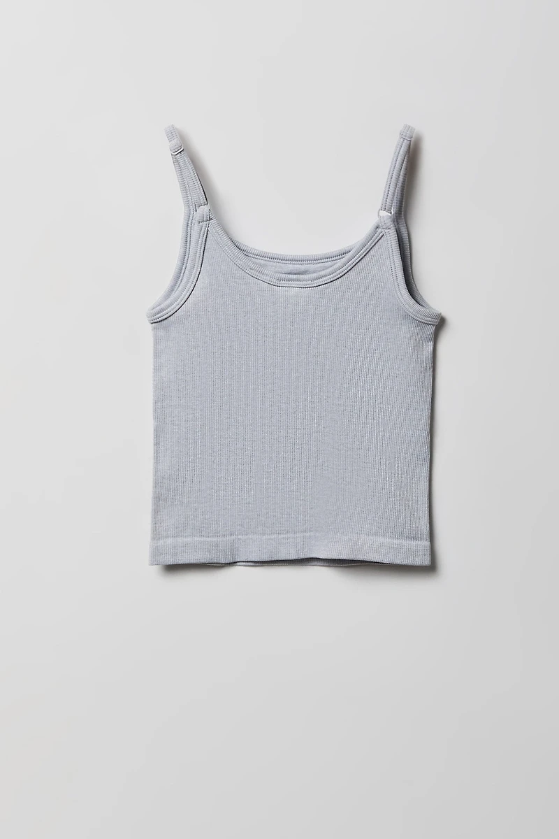 Girls Seamless Ribbed Cami