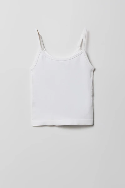 Camisole côtelée sans couture pour fille