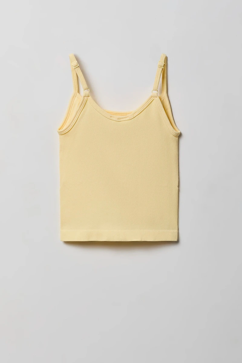 Girls Seamless Ribbed Cami