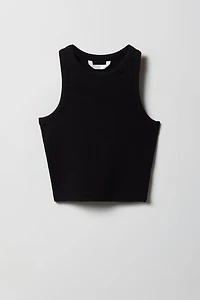 Girls Braless Ribbed Tank