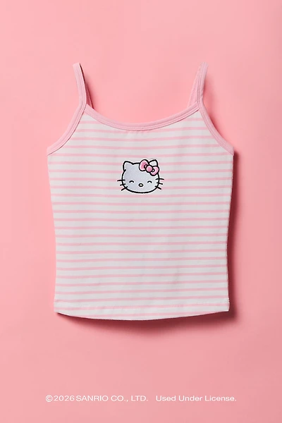 Hello Kitty®  Girls Graphic Ribbed Tank