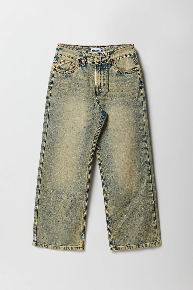 Girls Wide Leg Jean