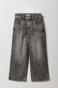 Jean baggy à jambe large pour fille