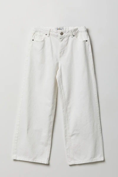 Jean baggy à jambe large pour fille