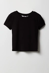 Girls Ribbed T-Shirt