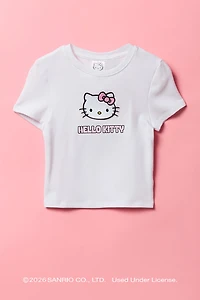 Hello Kitty® Girls Embroidered T-Shirt