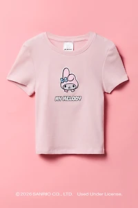 My Melody™ Girls Embroidered T-Shirt