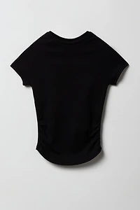 Girls Side Cinched T-Shirt