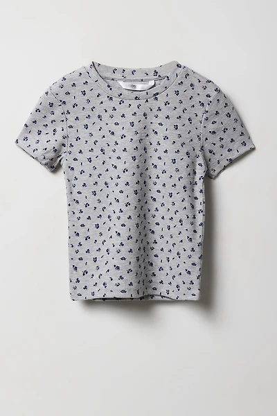 Girls Ribbed T-Shirt