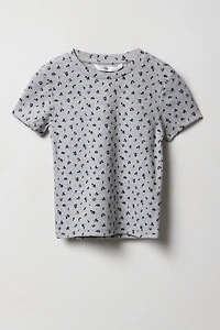 Girls Ribbed T-Shirt