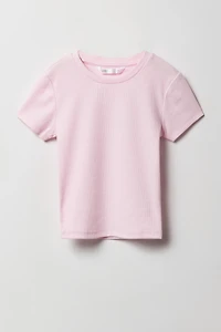 Girls Ribbed T-Shirt