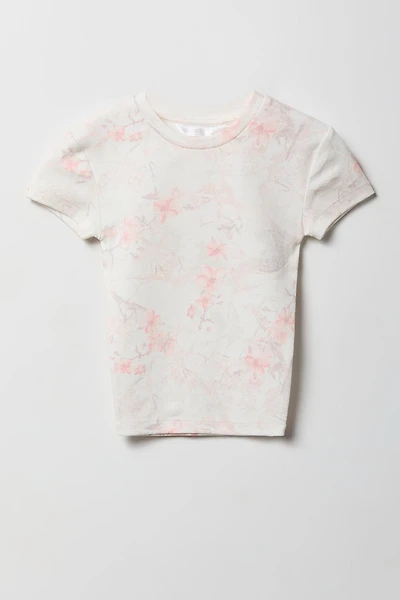 T-shirt ras du cou imprimé