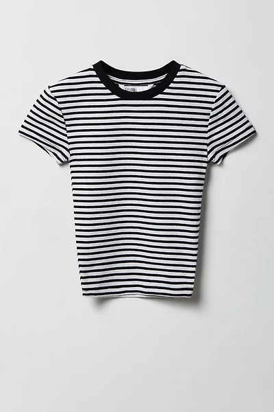 Girls Printed Crewneck T-Shirt