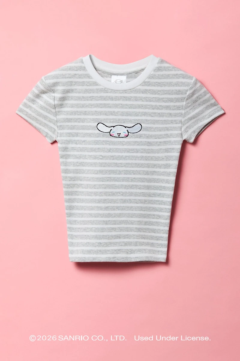 Cinnamoroll™ & My Melody™ Girls Embroidered T-Shirt