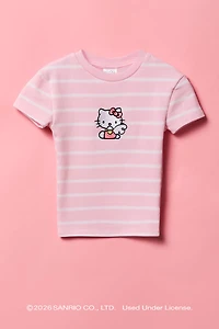 Hello Kitty®  Girls Embroidered T-Shirt