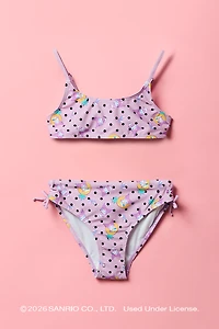 Kuromi™ Girls Printed Swimsuit Set