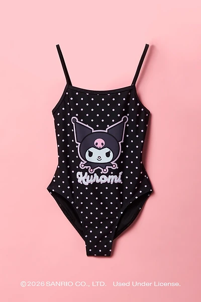 Kuromi™ Girls Graphic Swimsuit