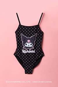 Kuromi™ Girls Graphic Swimsuit