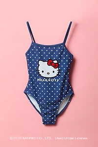 Hello Kitty® Girls Graphic Swimsuit